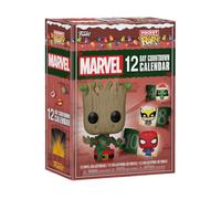 Funko Advent Calendar: Marvel 12-Day - Marvel Comics - Calendario de Adviento - 24 Días de Sorpresas - Minifigura de Vinilo Coleccionables - Caja Misteriosa - Idea de Regalo