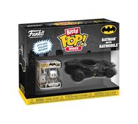 Funko Batman Figura Vinilo Batman with Batmobile - (Bitty Pop! Ride) Unisex Pop! Standard PVC