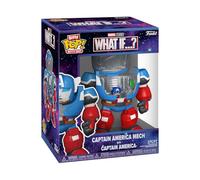 Funko Figura de vinilo Bitty Bots Marvel What If? Captain America Mech con Cap.