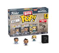 Funko Bitty Pop! 4 Pack: Avatar: TLA - Katara, Sokka, Suki + Mystery | Merchandising Oficial de Anime - Mini Figuras de 2,2 cm con Expositor - Decoración de Tartas y Regalo de Fiesta