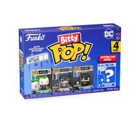 Funko Bitty Pop! 4 Pack: DC Comics - Batman, Batgirl, The Joker, Mystery Mini Figure - Styles May Vary - 0,9 Pulgadas (2,2 cm) Coleccionable - Estante de exhibición apilable Incluido - Idea de Regalo