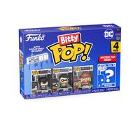 Funko Bitty Pop! 4 Pack: DC Comics - Batman, Robin, Scarecrow, Mystery Mini Figure - Styles May Vary - 0,9 Pulgadas (2,2 cm) Coleccionable - Estante de exhibición apilable Incluido - Idea de Regalo