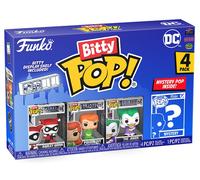 Funko Bitty Pop! 4 Pack: DC Comics - Harley Quinn, The Joker, Poison Ivy, Mystery Mini Figure - Styles May Vary - 0,9 Pulgadas (2,2 cm) Coleccionable - Estante de exhibición apilable Incluido