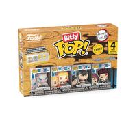 Funko Bitty Pop! 4 Pack: Demon Slayer - Inosuke Hashibira, Kyojuro Rengoku, Genya Shinazugawa, Mystery Mini Figure - Styles May Vary - 0,9 Pulgadas (2,2 cm) Coleccionable - Idea de Regalo