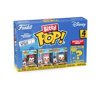 Funko Bitty Pop! 4 Pack: Disney - Minnie Mouse (Red Dress), Daisy Duck, Donald Duck, Mystery Mini Figure - Styles May Vary - 0,9 Pulgadas (2,2 cm) Coleccionable - Idea de Regalo - Tiny Coleccionable