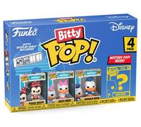 Funko Bitty Pop! 4 Pack: Disney - Minnie Mouse (Red Dress), Daisy Duck, Donald Duck, Mystery Mini Figure - Styles May Vary - 0,9 Pulgadas (2,2 cm) Coleccionable - Idea de Regalo - Tiny Coleccionable