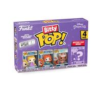 Funko Bitty Pop! 4 Pack: Disney Princess - Rapunzel,Merida,Moana & More | Merchandising Oficial de Cartoon/Animation - Mini Figuras de 2,2 cm con Expositor - Decoración de Tartas y Regalo de Fiesta