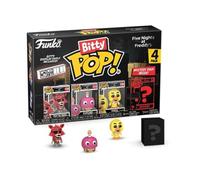 Funko Bitty Pop! Five Nights At Freddy'S (FNAF) - Foxy 4PK - Foxy, Cupcake, Chica Y una Minifigura Misteriosa Sorpresa - 0.9 Inch (2.2 Cm) Coleccionable- Repisa Apilable Incluida Fans