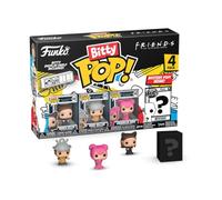 Funko Bitty Pop! 4 Pack: Friends - Monica Geller,Ross Geller & More | Merchandising Oficial de Comedy - Mini Figuras de 2,2 cm con Expositor - Decoración de Tartas y Regalo de Fiesta