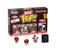 Funko Bitty Pop! 4 Pack: Marvel Deadpool - BBQ Master, Griller + Mystery | Merchandising Oficial de Superheroes - Mini Figuras de 2,2 cm con Expositor - Decoración de Tartas y Regalo de Fiesta