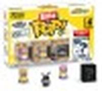 Funko Bitty Pop! Minions - Young GRU 4PK - Young GRU, 70’s Bob, Pet Rock Otto Y una Minifigura Misteriosa Sorpresa - 0.9 Inch (2.2 Cm) - Minions 2 Coleccionable- Repisa Apilable Incluida