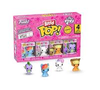 Funko Bitty Pack – My Little Pony Rainbow Dash + Applejack – Minifig. 2,2 cm, repisa apilable