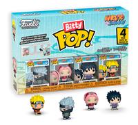 Funko bitty pop! 4 pack: naruto shippuden - team 7 - kakashi hatake, s