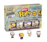 Funko Bitty Pop! 4 Pack: One Piece - Sanji, Zeff, Krieg, Mystery Mini Figure - 1 in 6 Chance of Receiving The Rare Chase Variant - Styles May Vary - 0,9 Pulgadas (2,2 cm) Coleccionable
