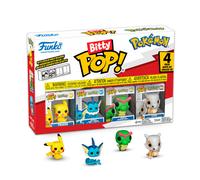 Funko bitty pop! 4 pack: pokemon - pikachu, vaporeon, caterpie, cubone