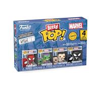 Funko Bitty Pop! Figura vinilo Spider-Man pack de 4 + minifigura misteriosa 2,2 cm repisa incluida