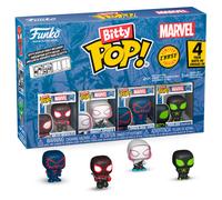 Funko bitty pop! 4 pack: spider-man - miles morales (1 in 6 chase chan