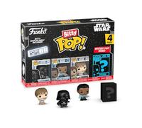 Funko Bitty Pop! 4 Pack: Star Wars - Darth Vader,Lando Calrissian & More | Merchandising Oficial de Ciencia Ficción - Mini Figuras de 2,2 cm con Expositor - Decoración de Tartas y Regalo de Fiesta