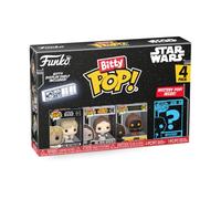 Funko Bitty Pop! 4 Pack: Star Wars - Luke Skywalker, OBI-WAN Kenobi, Jawa, Mystery Mini Figure - Styles May Vary - 0,9 Pulgadas (2,2 cm) Coleccionable - Estante de exhibición apilable Incluido