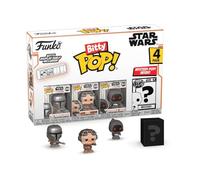 Funko Bitty Pop! 4 Pack: Star Wars - Mandalorian, Kuiil, Offworld Jawa | Merchandising Oficial de Ciencia Ficción - Mini Figuras de 2,2 cm con Expositor - Decoración de Tartas y Regalo de Fiesta