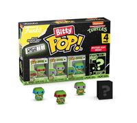 Funko Bitty Pop! 4 Pack: Teenage Mutant Ninja Turtles - Raphael, Donatello, Leonardo Y una Minifigura Misteriosa Sorpresa - 0.9 Inch (2.2 Cm) - TMNT Coleccionable - Idea de Regalo
