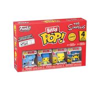Funko Bitty Pop! 4 Pack: The Simpsons - Itchy, Marge (1 in 6 Chase Chance) | Merchandising Oficial de Cartoon/Animation - Mini Figuras de 2,2 cm con Expositor - Decoración de Tartas y Regalo de Fiesta