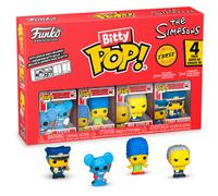 Funko bitty pop! 4 pack: the simpsons - itchy, marge, moe szyslak, mys