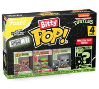 Funko Bitty Pop! Teenage Mutant Ninja Turtles - Splinter, Raphael, Rocksteady Y una Minifigura Misteriosa Sorpresa - 0.9 Inch (2.2 Cm) - TMNT Coleccionable- Repisa Apilable Incluida - TV Fans