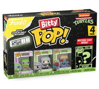 Funko Bitty Pop! Teenage Mutant Ninja Turtles Mini Collectible Toys 4-Pack - Donatello, Shredder, Baxter Stockman & Mystery Chas
