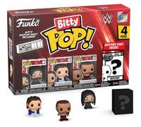 Funko Bitty Pop! 4 Pack: WWE - The Undertaker,British Bulldog & More | Merchandising Oficial de Deportes - Mini Figuras de 2,2 cm con Expositor - Decoración de Tartas y Regalo de Fiesta