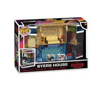 Funko Bitty Pop! Bitty Boxes: Stranger Things - Byers House Playset con 2-0,9 Pulgadas (2,2 Cm) diminutas Mini Figuras - Vitrina de Exhibición Coleccionable con Escena Interior y Almacenamiento