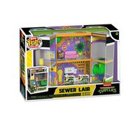 Funko Bitty Pop! Bitty Boxes: Teenage Mutant Ninja Turtles - Sewer Home Playset con 2-0,9 Pulgadas (2,2 Cm) diminutas Mini Figuras - TMNT - Vitrina de Exhibición Coleccionable - Idea de Regalo