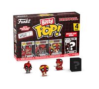 Funko Bitty Pop! Dinopool, Bitty Pop! Deadpool (Barista), Bitty Pop! Deadpool (Roman Senator) Y una Minifigura Misteriosa Sorpresa - 0.9 Inch (2.2 Cm) - Repisa Apilable Incluida - Idea de Regalo