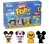 Funko Bitty Pop Disney Pack 4 Mickey Mouse/Minnie Mouse/Pluto/Figura Misteriosa