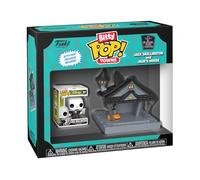 Funko Figura de vinilo Jack Skellington - Bitty Pop! Town 07 - Pesadilla Antes de Navidad