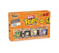 Funko Bitty Pop! DBZ - Frieza 4PK - Frieza 100% Final Form, Super Saiyan Goku First Appearance, Vegeta Y una Minifigura Misteriosa Sorpresa - 0.9 Inch (2.2 Cm) - Dragon Ball Z Coleccionable