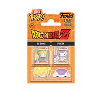 Funko bitty pop dragon ball z pack 2 con super saiyan goku y frieza 4t