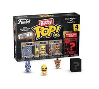 Funko Bitty Pop! Five Nights At Freddy'S (FNAF) - Nightmare Bonnie 4PK - Nightmare Bonnie, Nightmare Chica, Nightmare Freddy Y una Minifigura Misteriosa Sorpresa - 0.9 Inch (2.2 Cm) - Nan