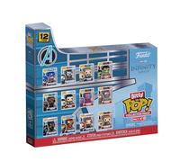 Funko Bitty Pop! Marvel: Infinity Saga 12pc Multipack - 0.9 Inch (2.2 Cm) - Marvel Comics - Cómics Marvel Coleccionable - Repisa Apilable Incluida - Idea de Regalo - Relleno para Bolsa de Regalos