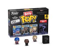 Funko Bitty Pop Marvel Mini Collectible Toys - Captain America, Nick Fury, Thor