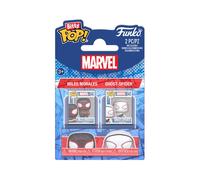 Funko bitty pop marvel spiderman pack 2 con miles morales y ghost-spid