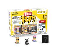 Funko Bitty Pop! Minions - Young GRU 4PK - Young GRU, 70’s Bob, Pet Rock Otto Y una Minifigura Misteriosa Sorpresa - 0.9 Inch (2.2 Cm) - Minions 2 Coleccionable- Repisa Apilable Incluida