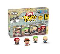 Funko Bitty Pop One Piece - Luffy 4 Pack - 1/6 Odds for Rare Chase Variant and