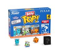 Funko Bitty Pop! Pixar - Monsters Inc. 4PK - Sulley, Boo, Mike Wazowski Y una Minifigura Misteriosa Sorpresa - 0.9 Inch (2.2 Cm) - Pixar Collection Coleccionable- Repisa Apilable Incluida