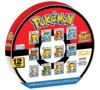 Funko Bitty Pop! Pokemon 12 Pack - Pikachu, Eevee, Charmander & More | Merchandising Oficial de Videojuegos - Juguete Coleccionable - Idea de Regalo de Cumpleaños para Fans y Coleccionistas