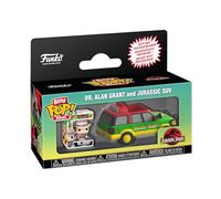 Funko Pop! Rides - Jurassic Park - Dr. Alan Grant y SUV