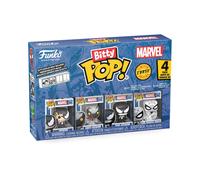 Funko Bitty Pop! Spider-Man - Venom 4pkY una Minifigura Misteriosa Sorpresa - 0.9 Inch (2.2 Cm) - Marvel Comics - Cómics Marvel Coleccionable - Repisa Apilable Incluida - Idea de Regalo