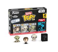 Funko Bitty Pop! SW - Han 4pkY una Minifigura Misteriosa Sorpresa - 0.9 Inch (2.2 Cm) - Star Wars Coleccionable - Repisa Apilable Incluida - Idea de Regalo - Relleno para Bolsa de Regalos