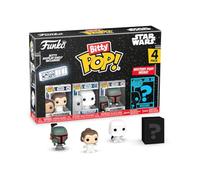 Funko Bitty Pop! SW - Leia 4pkY una Minifigura Misteriosa Sorpresa - 0.9 Inch (2.2 Cm) - Star Wars Coleccionable - Repisa Apilable Incluida - Idea de Regalo - Relleno para Bolsa de Regalos