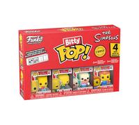 Funko Bitty Pop! The Simpsons - Bart - 4PKY una Minifigura Misteriosa Sorpresa - 0.9 Inch (2.2 Cm) Coleccionable - Repisa Apilable Incluida - Idea de Regalo - Relleno para Bolsa de Regalos